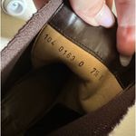 Gucci Vintage 90s Y2K TOM FORD Leather Ankle Boots Sz 7.5 Block Heel Brown Photo 3