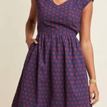 Mata Traders Women's Dark Navy & Burgundy Arrow print Sleeveless A Photo 0