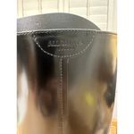 All Saints London Harlem Leather Knee High Black Boots Size 6 NWOB Sleek Edgy Photo 4