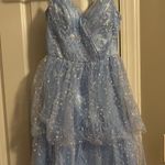 B Darlin Darlin B Homecoming Dress Blue Sparkly Photo 1