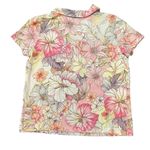 Caribbean Joe Women's Floral Print Golf Polo Size Large Photo 2