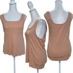 A New Day Light Orange Sleeveless Ribbed Tank Top Size XL Photo 0