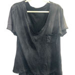 Free People ✨We The Free Raw Edge Washed Out Grey Sz Medium T-Shirt ✨ Photo 0