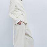 ZARA nwt linen jacket blazer casual with waist tie belt Photo 7