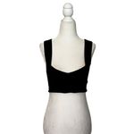 ALC Frank A.L.C Jordana Bra in Black Medium New Womens Cropped Tank Top Photo 4