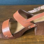 Madden Girl  tan wedge sandles sz 8 Photo 7