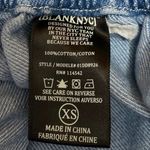 BLANK NYC Blue Light Wash Paperbag High Waisted Cuffed Denim Jean Shorts Size XS Photo 4