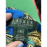 Ralph Lauren Women Lauren Sz 6 Multi Floral Stretch Tailored Dress Short Sleeve Photo 5