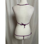 Women's Purple Lace Teddy Lingerie S Photo 1