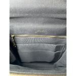 Prestige Vintage suede brown bag with gold hardware & flap closure Photo 6