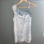 Anthropologie Anthro holding horses chambray ruffle dress Photo 7