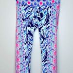 Lilly Pulitzer UPF 50+ Weekender Crop Leggings Size L Bright Navy Photo 0