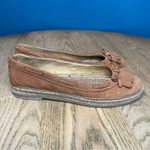 MICHAEL Michael Kors Callahan Espadrille Tan Suede Mocassin Flats Women’s Size 8 Photo 1