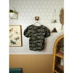 Velvet Tees Velvet by Graham & Spencer for Anthropologie Green Camo Sweatshirt - Size - Med Photo 3