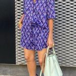 ZARA Floral Print High Waisted Shorts w/ Pockets Purple/Pink Size S NEW Photo 2