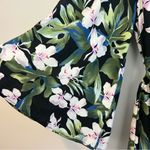 Show Me Your Mumu  Floral Bell Sleeve Wrap Front Tropical Romper Size Small Photo 6