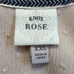 Knox Rose Boho Aztec Embroidered Swiss Dot Short Sleeves Blouse Top Photo 8