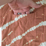 Young Fabulous and Broke Tie-Dye Rust White Cotton Gauze Shirt Dress Size XS Photo 2