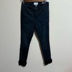 frame denim  | Byxbee Dark Wash Le High Skinny Jeans with Tiered Fringe- Size 28 Photo 6