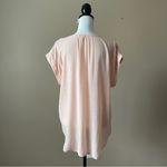 Tacera  | Peach Hi/Low Blouse Sz L Photo 5