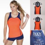 Body Central Color Block Workout Tank Top S Photo 1