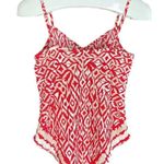Inc International Concepts scarf border tank top Red Size 4 Photo 5