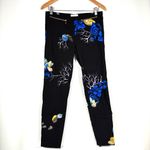 Versace  Collection Barocco Sea Print Pants Size 6 US 42 IT Black Photo 2