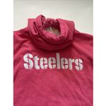 Pittsburgh‎ Steelers Women's Full Zip Pink Logo Cable Knit Hoodie XXL Photo 8