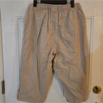 Gloria Vanderbilt  Shorts Womens Size Large Beige PullOn Drawstring Casual Cotton Photo 3