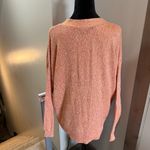 Candace Cameron Bure Orange Space Dye Oversized Button Front Cardigan Sweater L Size L Photo 5