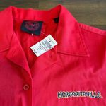 Vintage Margaritaville Button Down Shirt Short Sleeve Red Casual S NWT Photo 5