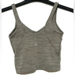Lululemon  Align Tank Top Sports Bra Heathered Rover Gray Size 0 Photo 3