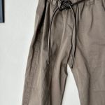 Brunello Cucinelli  Italian Paperbag Brown Belted‎ Trouser Pants Size 2 Photo 5