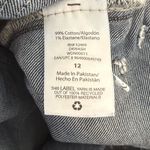 Free Assembly Retro Flare Wide Leg Dark Wash Patch Pocket Jeans Size 12 Blue Photo 5