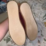 Toms Toma Venice collection red plaid felt shoes NWT Photo 4