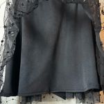 Masquerade  Vintage Party Dress Tulle Sequins Hoco Black Size 7/8 Photo 9