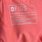 FIGS  Coral Jogger Pants with Neon Accents Photo 8