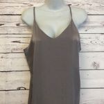 Lumiere gray shimmer “silky” slip dress Size M Photo 1