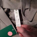 Halara  Adjustable Strap Button Waffle Casual Jogger Dungarees Mink Ash Medium Photo 5