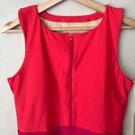 Summersalt the surge zip Front one piece swimsuit summer berry 12 NEW Photo 5