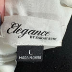 Bridal Sequin Cowl Neck From Boutique New Years/Holiday Blouse Silver Size L Photo 3