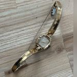 Elgin Rare Vintage Gold Plated Mechanical Ladies Watch Gold Bracelet Case Photo 3