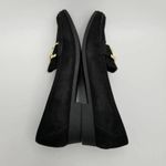 Sugar Mada Women's Embellished Chaim Bow Flat Slip On Loafers Shoes Size 7.5 Black Photo 7