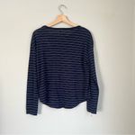 Gap  Linen Blend Boat Neck Long Sleeve Tee Size Small Photo 4