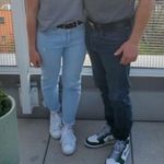 Loft  Women's Light Blue Straight Leg Jeans Photo 3