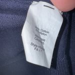 J Crew‎ Factory Small Navy Lovebirds Cotton Crew Neck Sweater Blue Photo 4