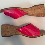 Aerosoles Aerosols Hot Pink Kork Wedge Sandals  Photo 4