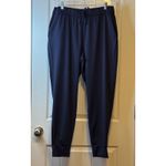 & Other Stories Santiny Womens Navy Blue Jogger Pants Elastic Waist Drawstring Cuffed Ankle 2X # Photo 1