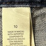 Liz Claiborne Fringe blue jean shorts sz 10 Photo 2