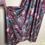 Vandemere Vintage Floral Nightgown Full Slip Dress Black Lace Womens Size Medium Pink Photo 4